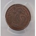 NEW ZEALAND 1967 . TWO 2 CENTS COIN . PCGS GRADE MS64